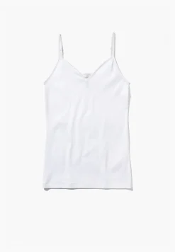 Cotton De Luxe|Tops Spaghettis-Zimmerli Cotton de LuxeCaraco fines bretelles - white