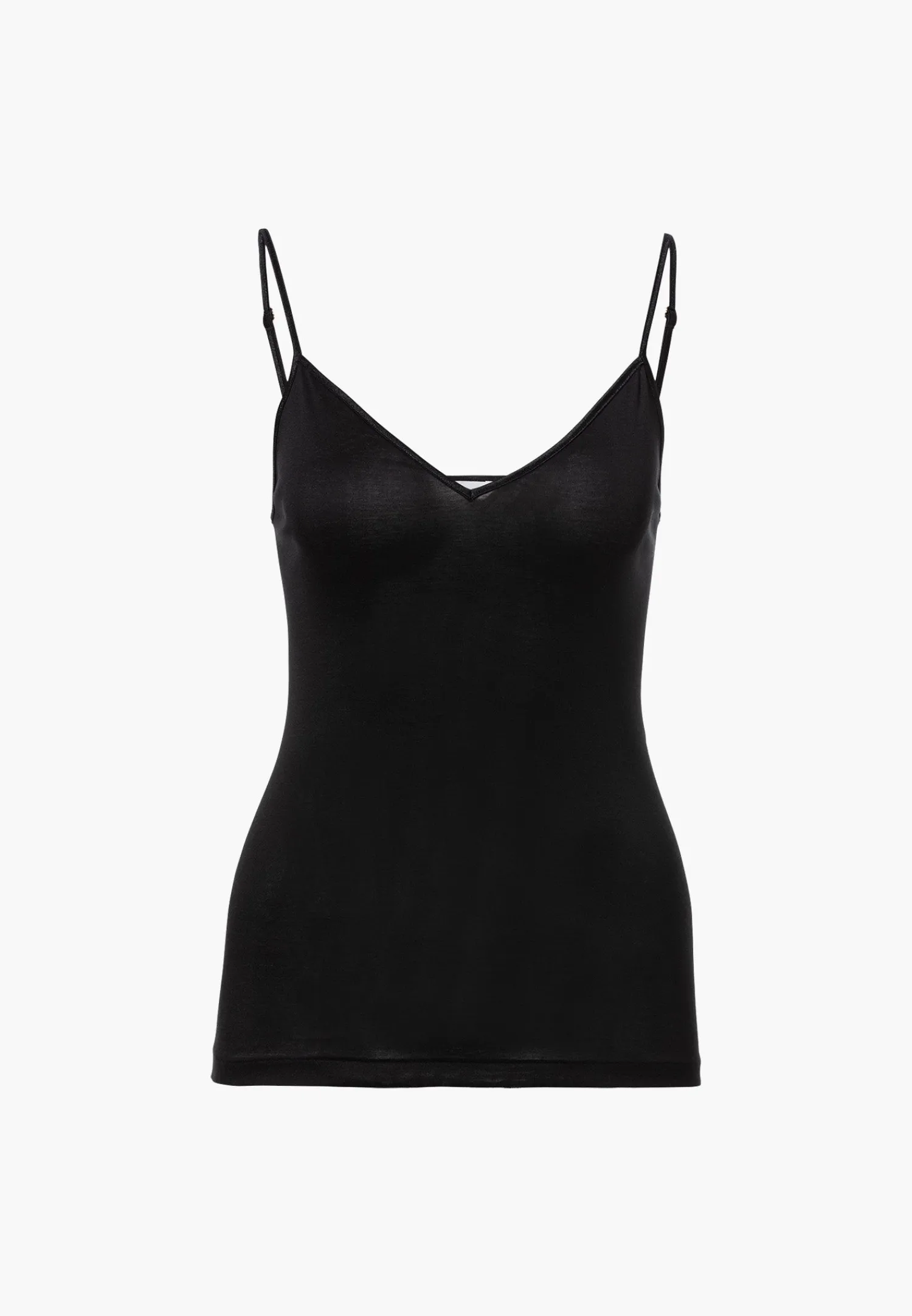 Cotton De Luxe|Tops Spaghettis-Zimmerli Cotton de LuxeCaraco fines bretelles - black