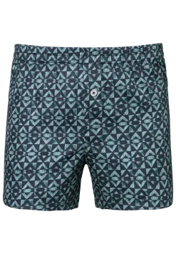 Boxershorts|Boxers-Zimmerli Cotton Sateen PrintBoxer Shorts - geo blues