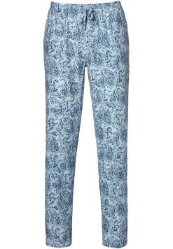 Pantalons|Pantalons-Zimmerli Cotton Sateen PrintPantalon - paisley blue