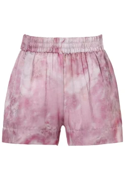 Pantalons-Zimmerli Cotton/Silk PrintShorty - shades of marble