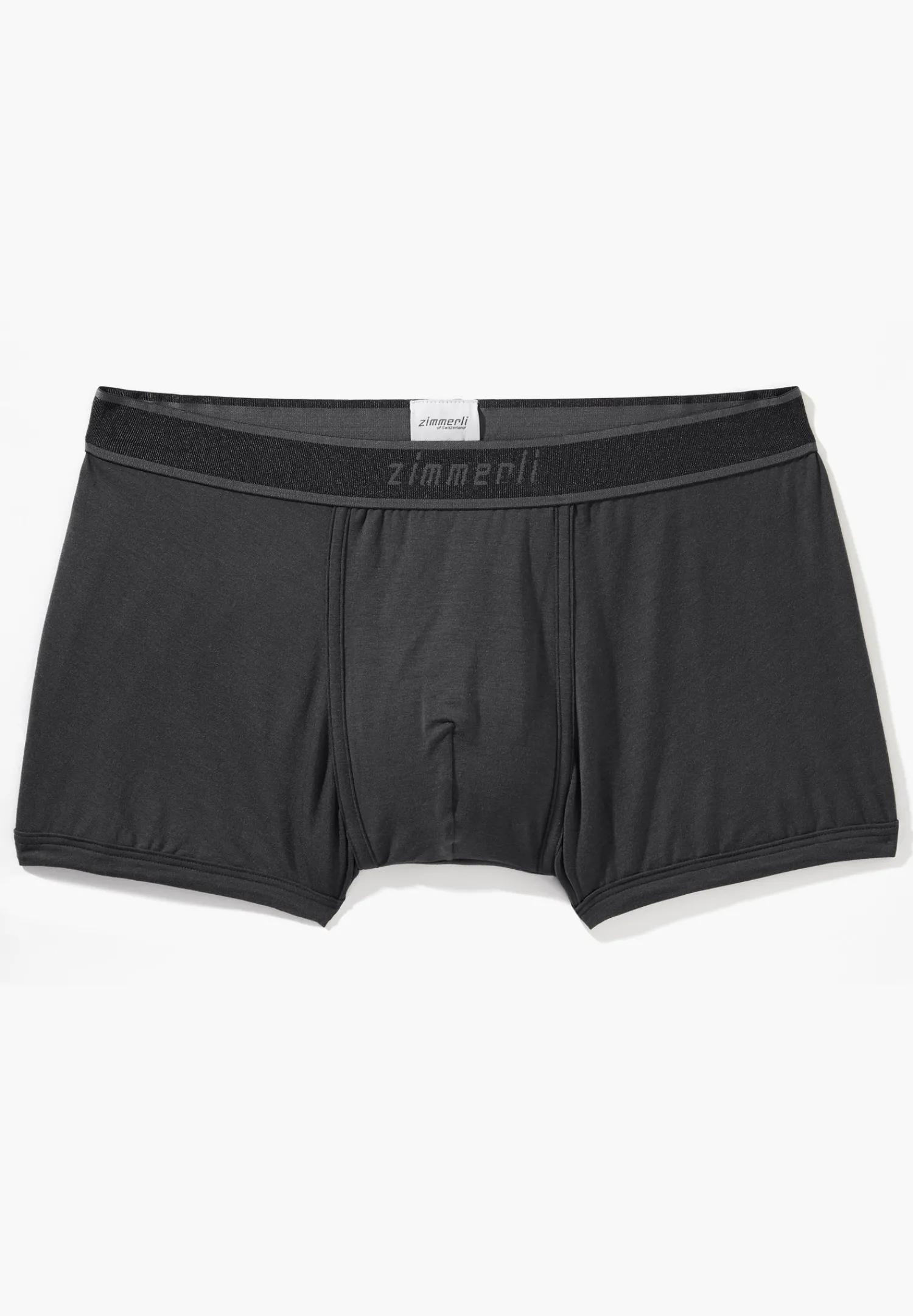 Caleçons Et Boxer Briefs-Zimmerli Cozy ComfortBoxer Trunk - raven