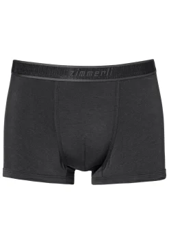 Caleçons Et Boxer Briefs-Zimmerli Cozy ComfortBoxer Trunk - raven