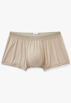 Caleçons Et Boxer Briefs-Zimmerli Cozy ComfortBoxer Trunk - travertin
