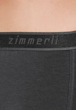Pantalons|Pantalons-Zimmerli Cozy ComfortCaleçon longues - raven