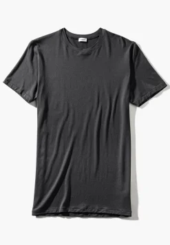 T-Shirts|T-Shirts-Zimmerli Cozy ComfortT-Shirt à manches courtes - raven