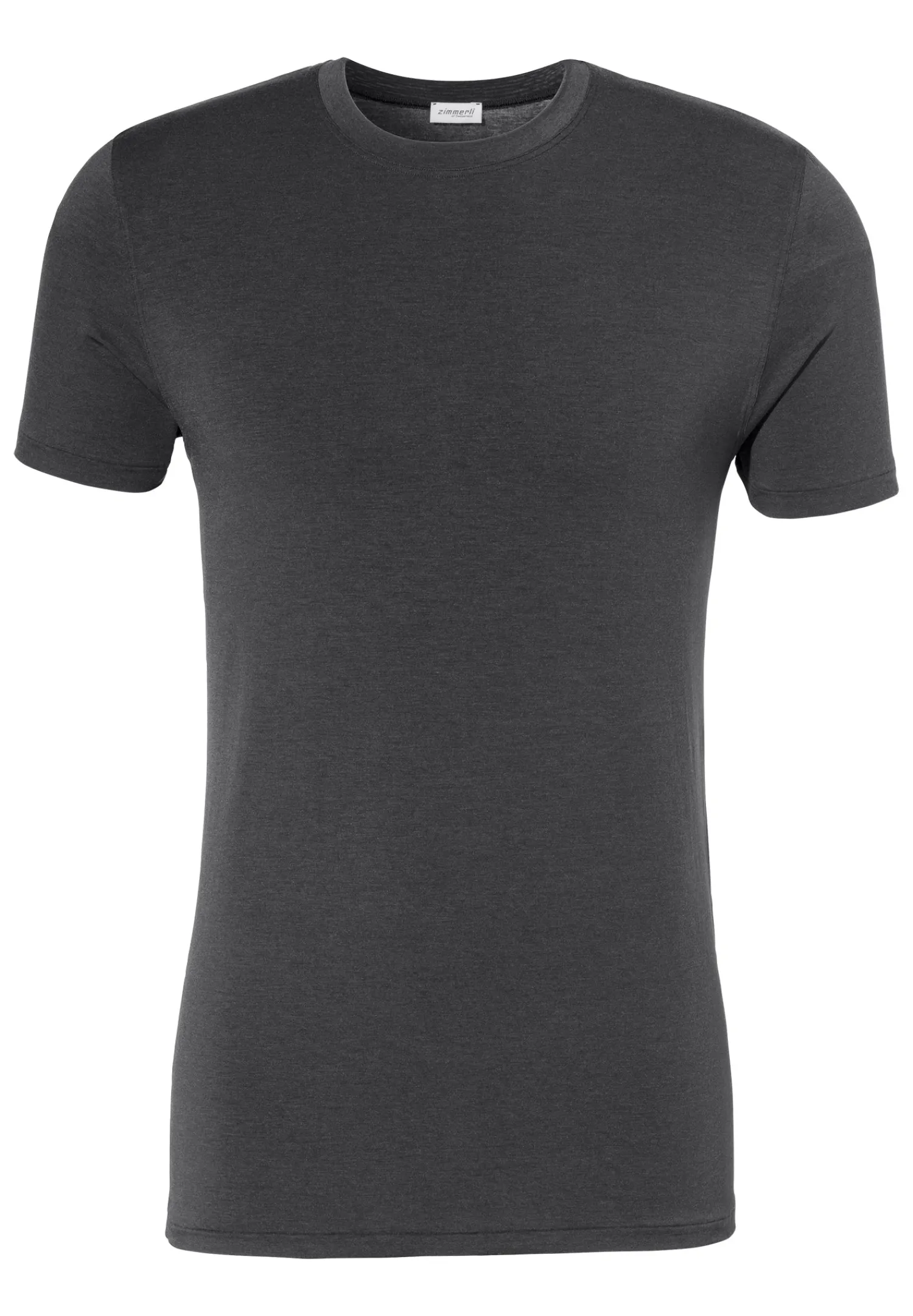 T-Shirts|T-Shirts-Zimmerli Cozy ComfortT-Shirt à manches courtes - raven