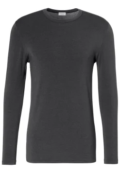 T-Shirts Manches Longues|T-Shirts-Zimmerli Cozy ComfortT-Shirt à manches longues - raven