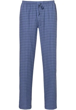 Pantalons|Pantalons-Zimmerli Cozy FlannelPantalon - blue check