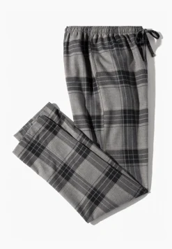Pantalons|Pantalons-Zimmerli Cozy FlannelPantalon - grey check