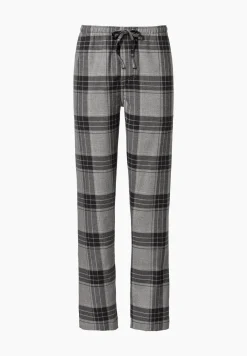 Pantalons|Pantalons-Zimmerli Cozy FlannelPantalon - grey check
