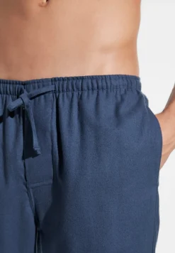 Pantalons|Pantalons-Zimmerli Cozy FlannelPantalon - navy