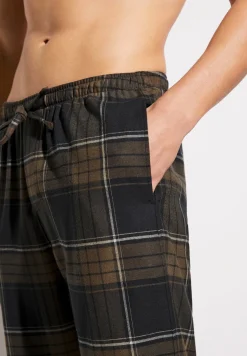 Pantalons|Pantalons-Zimmerli Cozy FlannelPantalon - navy check
