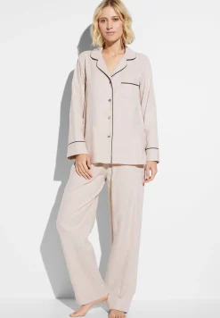 Pyjamas-Zimmerli Cozy FlannelPyjama longues - oat