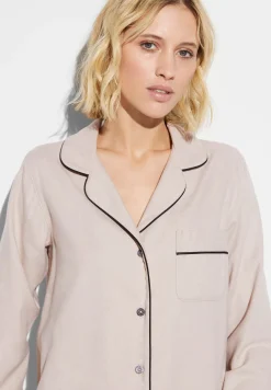 Pyjamas-Zimmerli Cozy FlannelPyjama longues - oat