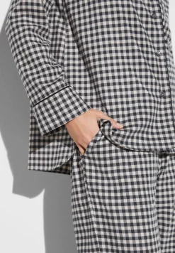 Pyjamas-Zimmerli Cozy FlannelPyjama longues - oat check
