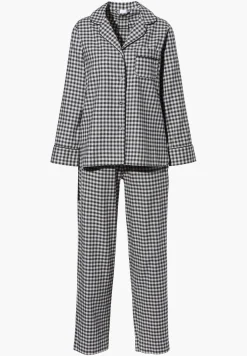 Pyjamas-Zimmerli Cozy FlannelPyjama longues - oat check