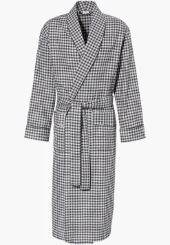Peignoirs-Zimmerli Cozy FlannelRobe de chambre longue - oat check