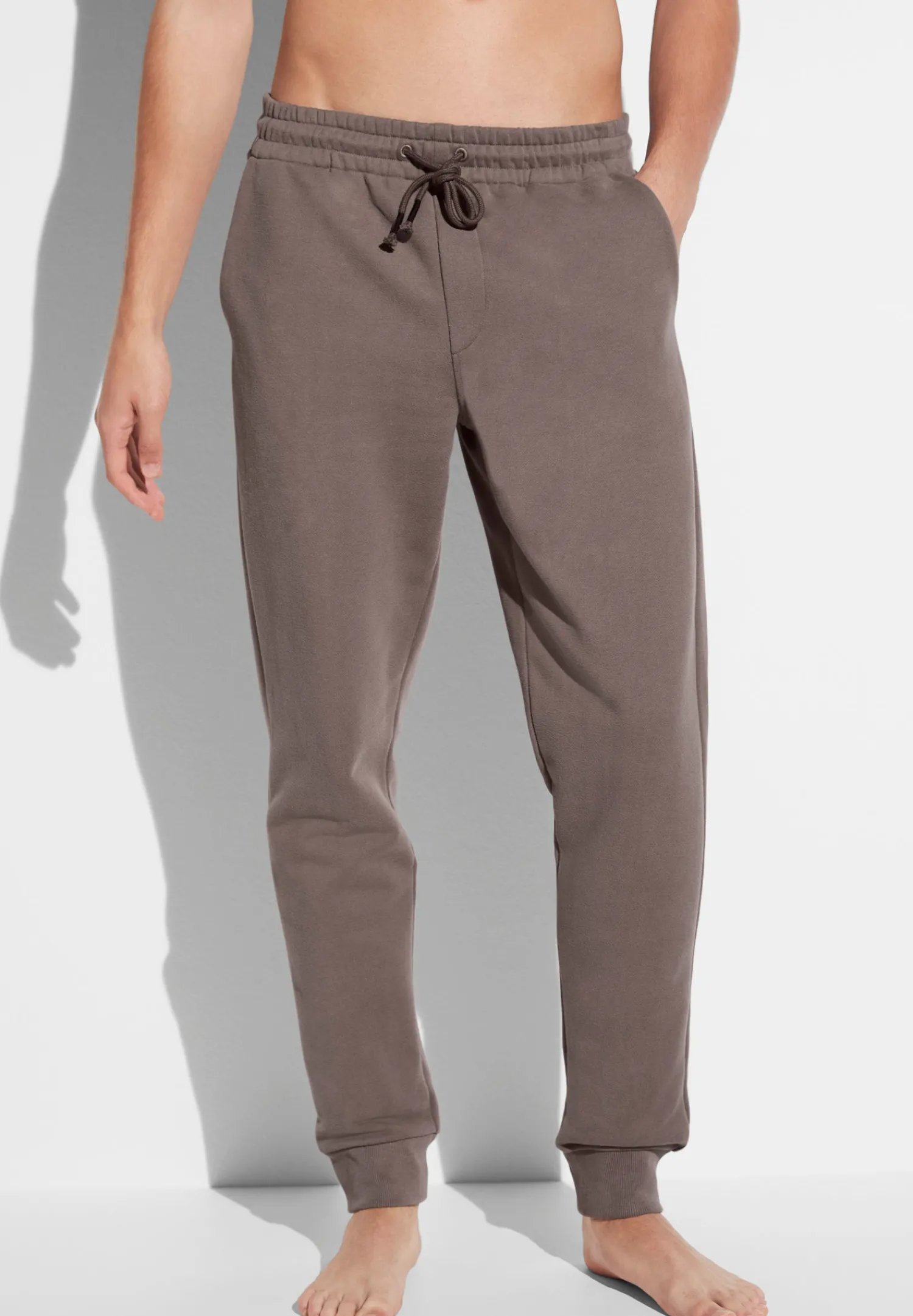 Pantalons|Pantalons-Zimmerli Cozy LoungePantalon - teak wood