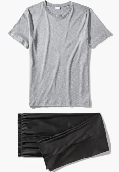 Pyjamas-Zimmerli FilodiscoziaPyjama longue à manches courtes - espresso