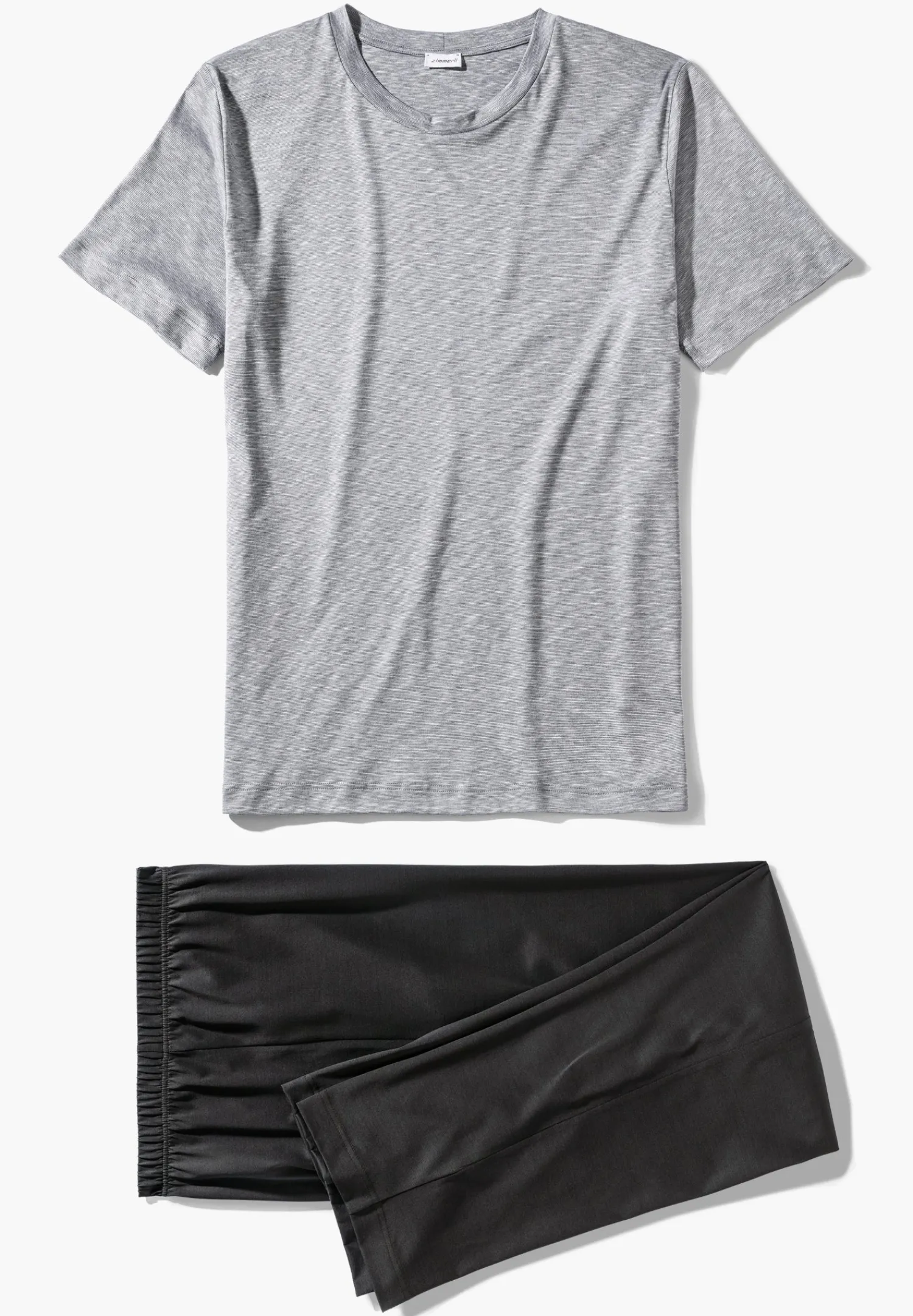 Pyjamas-Zimmerli FilodiscoziaPyjama longue à manches courtes - espresso