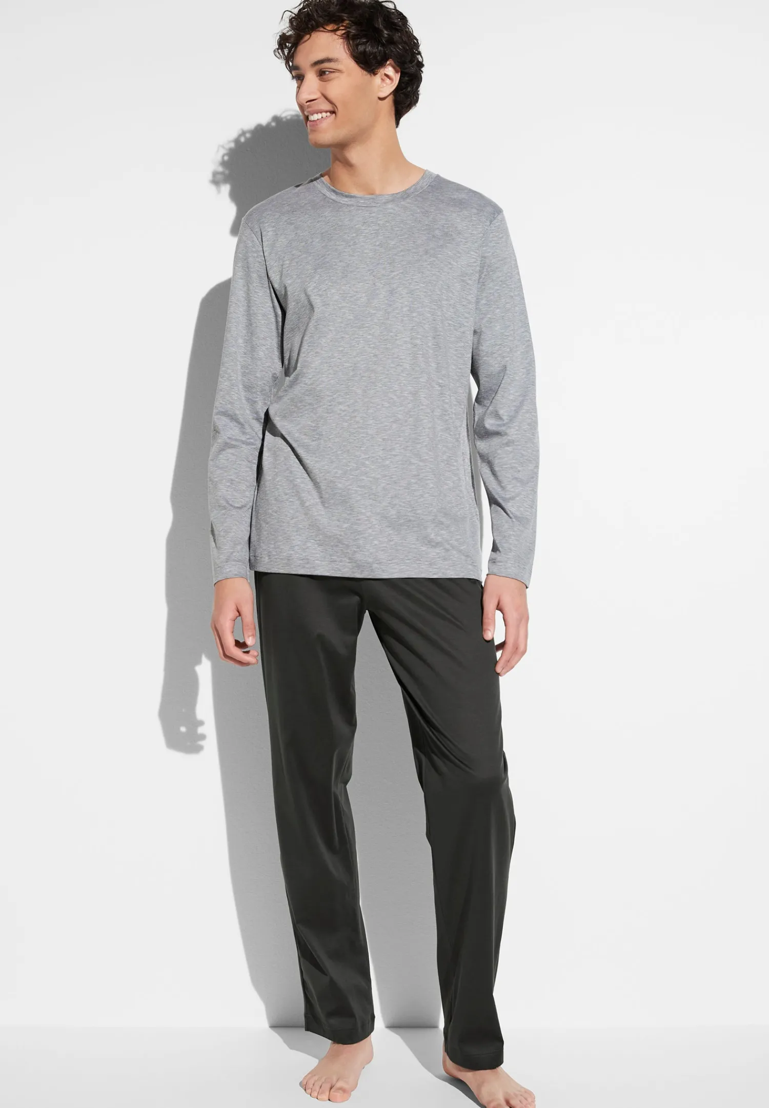 Pyjamas-Zimmerli FilodiscoziaPyjama longues - espresso