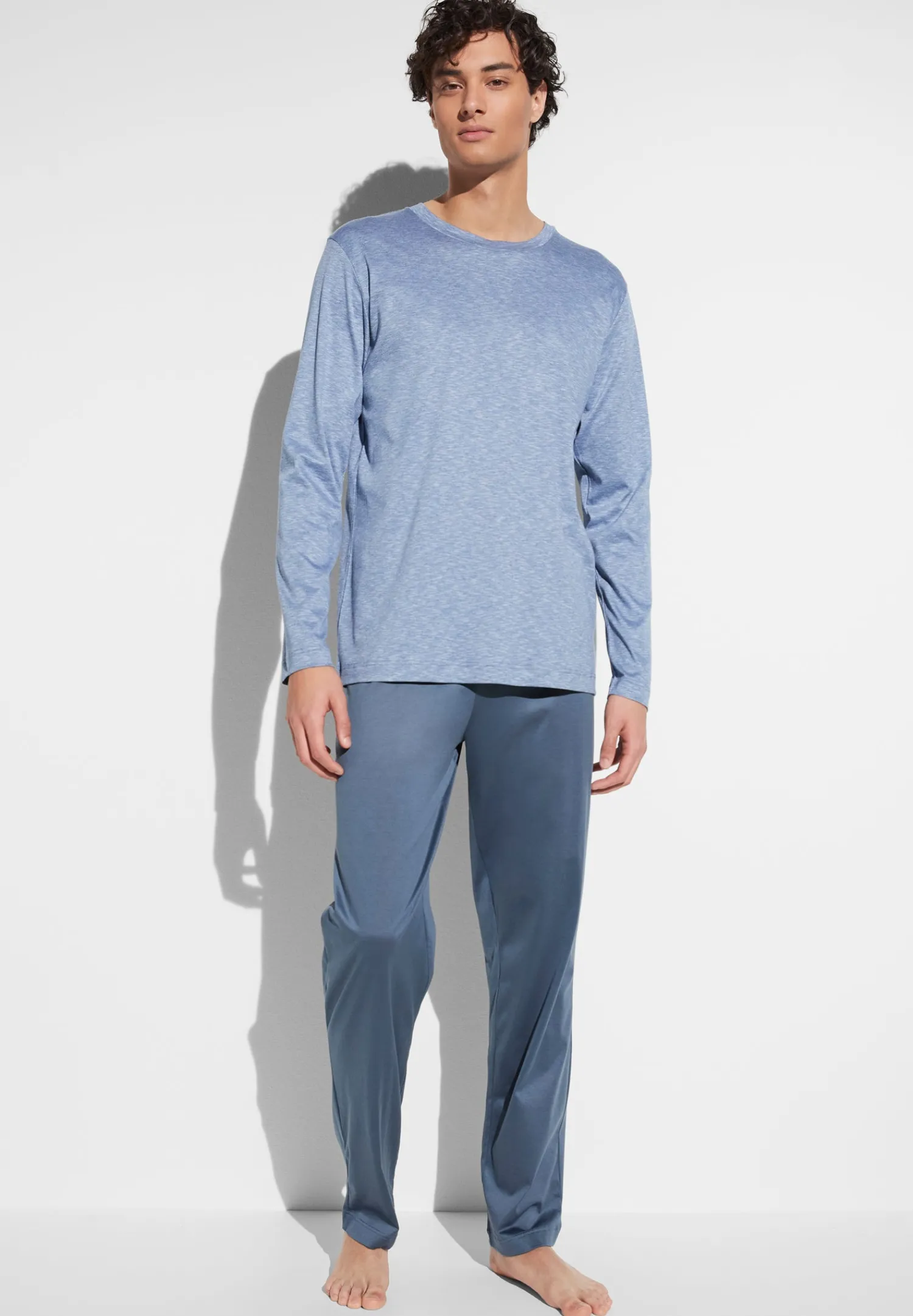 Pyjamas-Zimmerli FilodiscoziaPyjama longues - blue