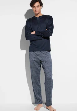 Pyjamas-Zimmerli FilodiscoziaPyjama longues - dark blue