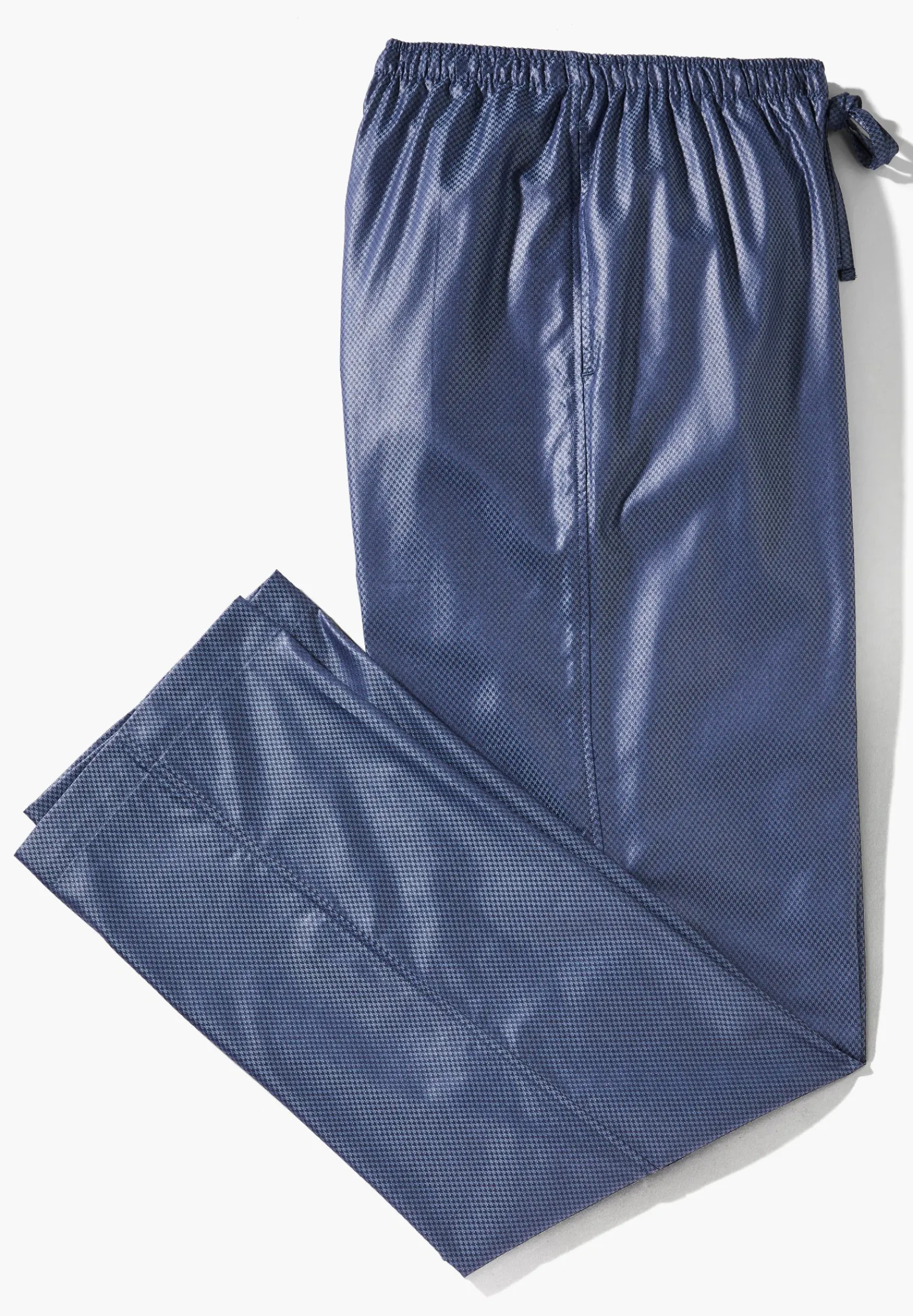 Pantalons|Pantalons-Zimmerli Luxury JacquardHose lang - dark blue