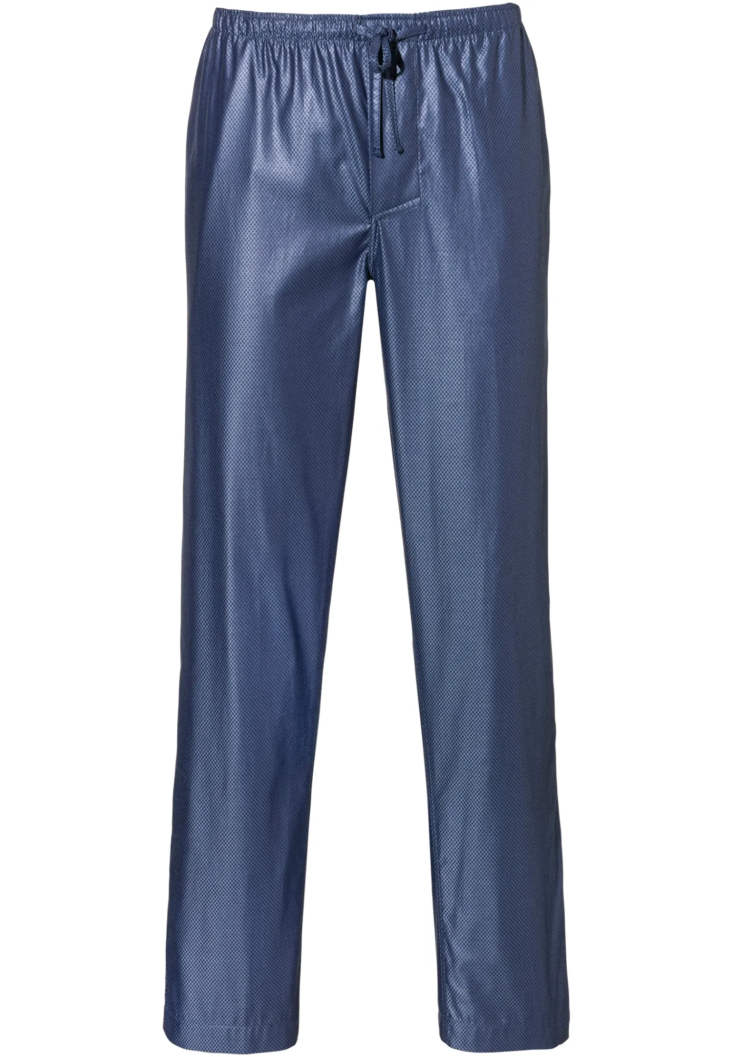 Pantalons|Pantalons-Zimmerli Luxury JacquardHose lang - dark blue