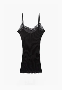 Maude Privé|Tops Spaghettis-Zimmerli Maude PrivéCaraco fines bretelles - black