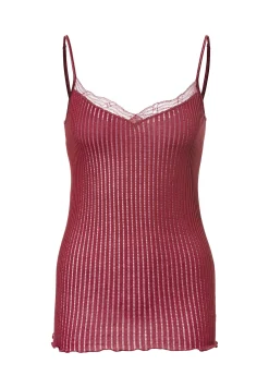 Maude Privé|Tops Spaghettis-Zimmerli Maude PrivéCaraco fines bretelles - cranberry
