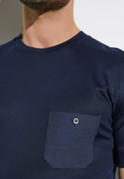 Modern Lounge|T-Shirts-Zimmerli Modern LoungeT-Shirt à manches courtes - midnight