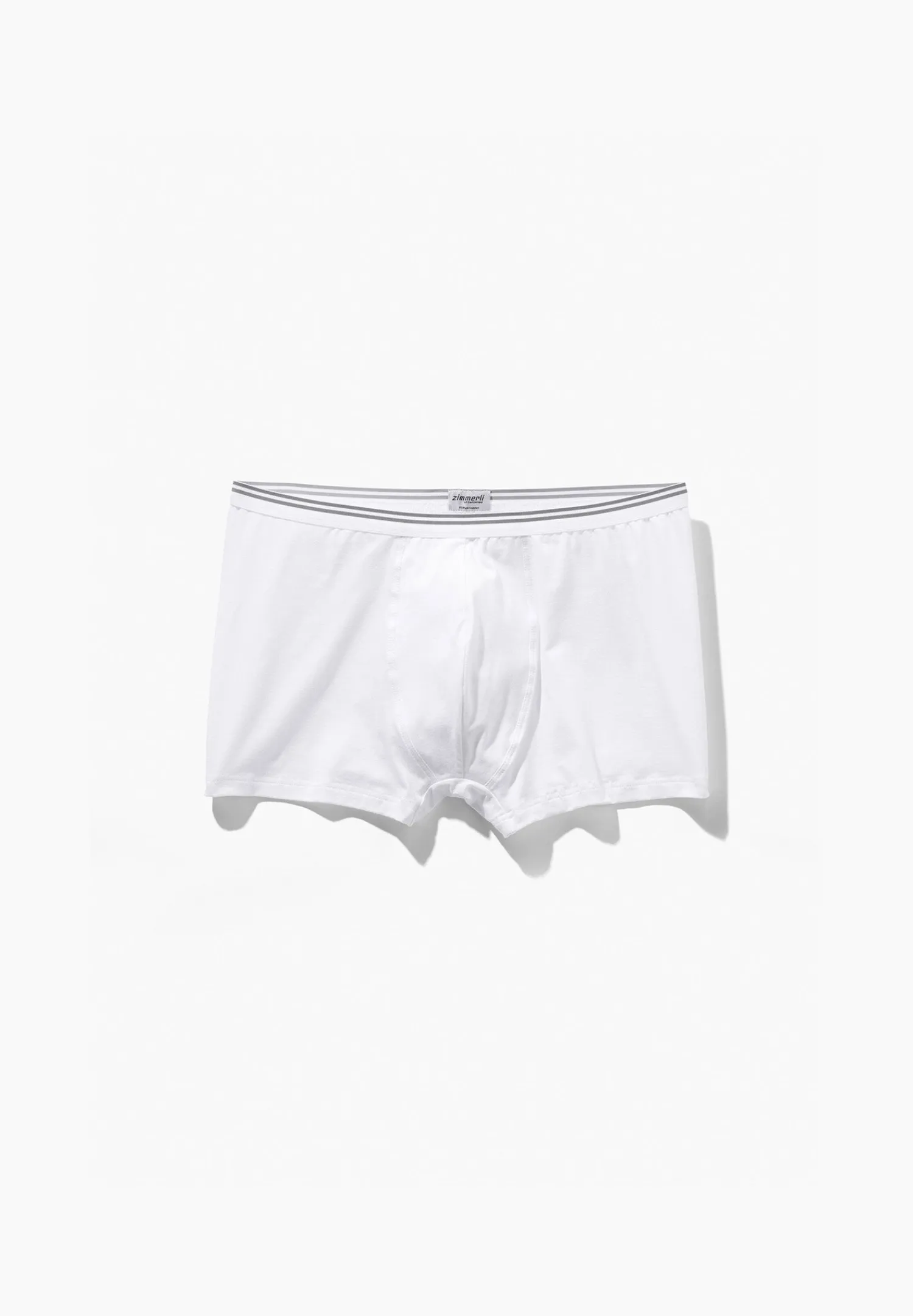Pure Comfort|Caleçons Et Boxer Briefs-Zimmerli Pure ComfortBoxer Trunk - white