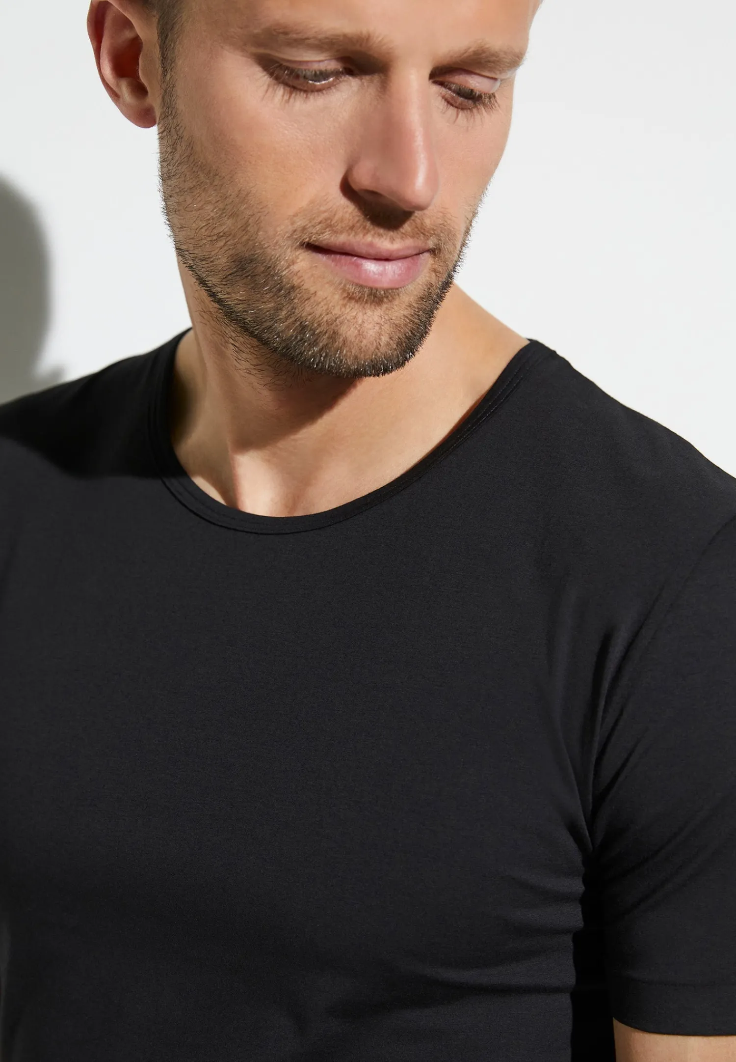 Pure Comfort|T-Shirts-Zimmerli Pure ComfortT-Shirt à manches courtes - black