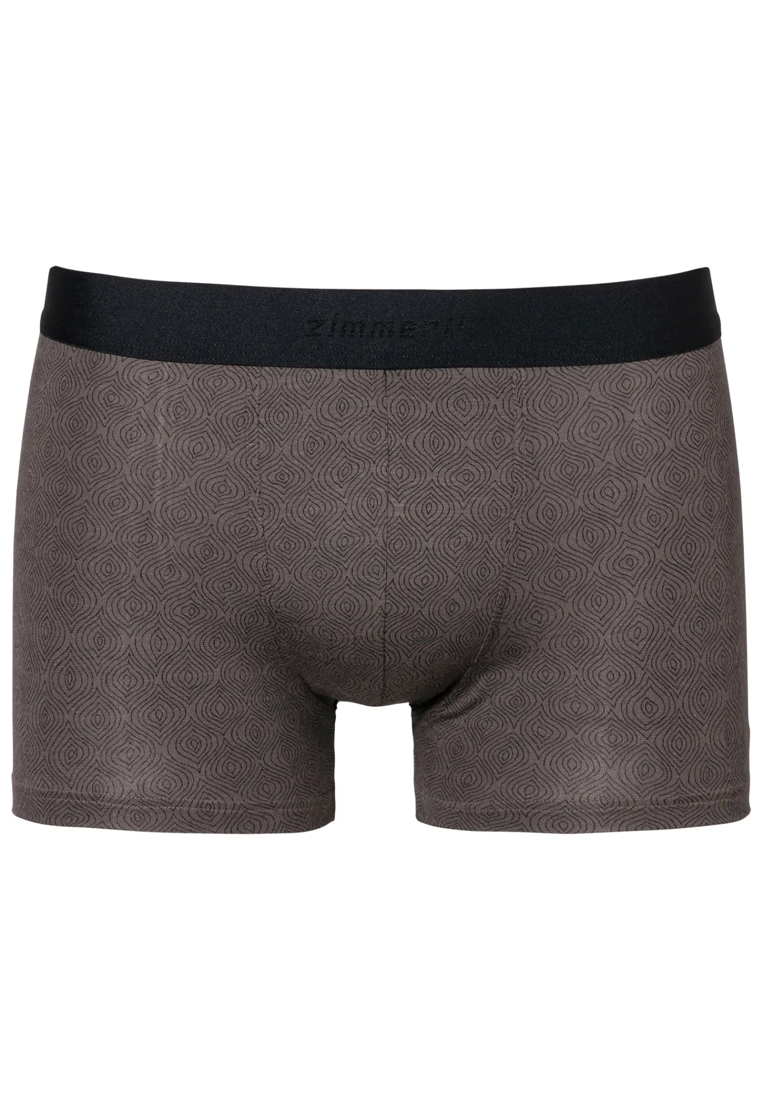 Caleçons Et Boxer Briefs-Zimmerli Pureness PrintBoxer Trunk - linear geo brown
