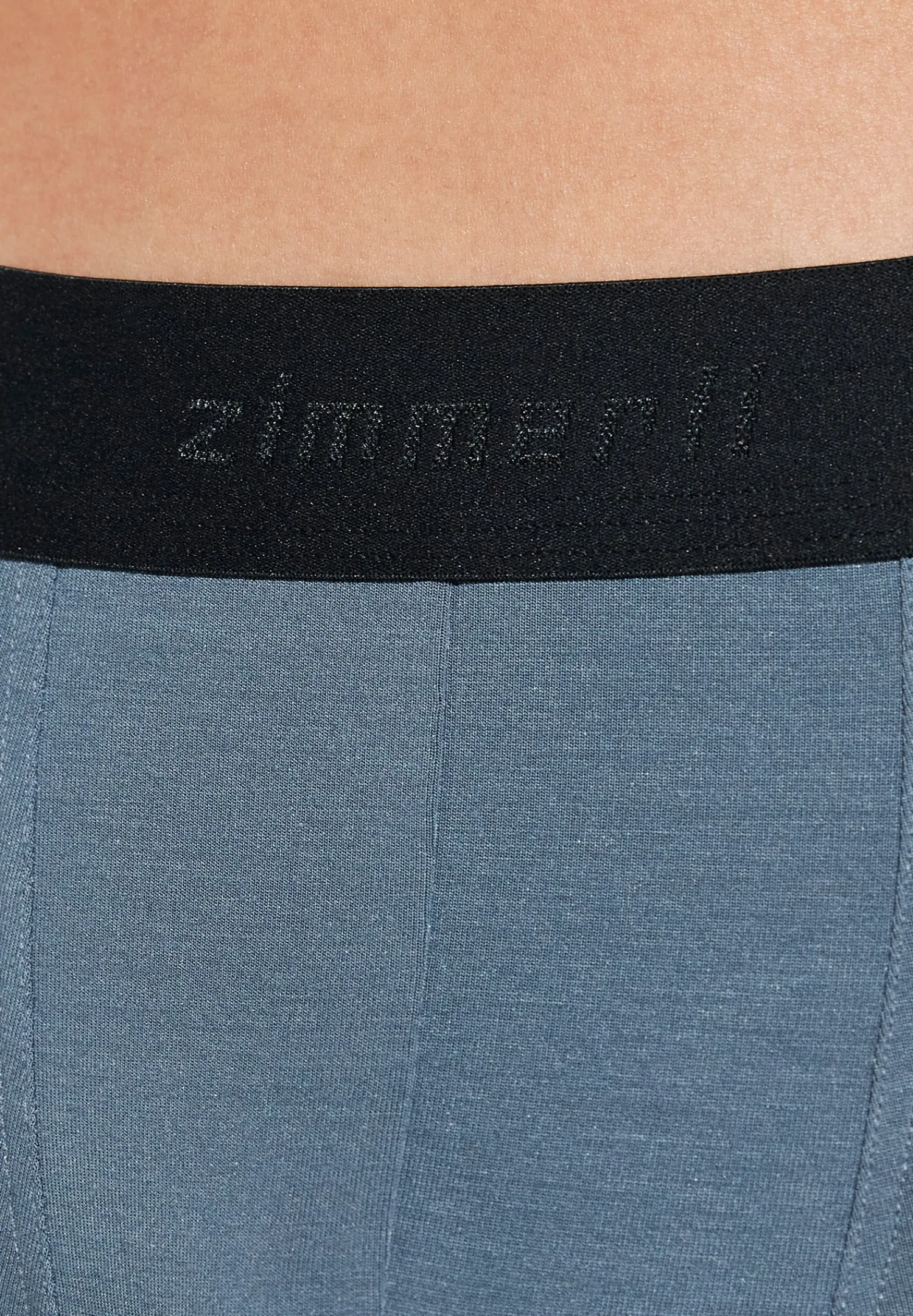 Pureness|Caleçons Et Boxer Briefs-Zimmerli PurenessBoxer Trunk - blue slate