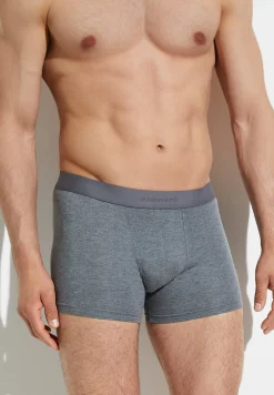 Pureness|Caleçons Et Boxer Briefs-Zimmerli PurenessBoxer Trunk - grey mélange