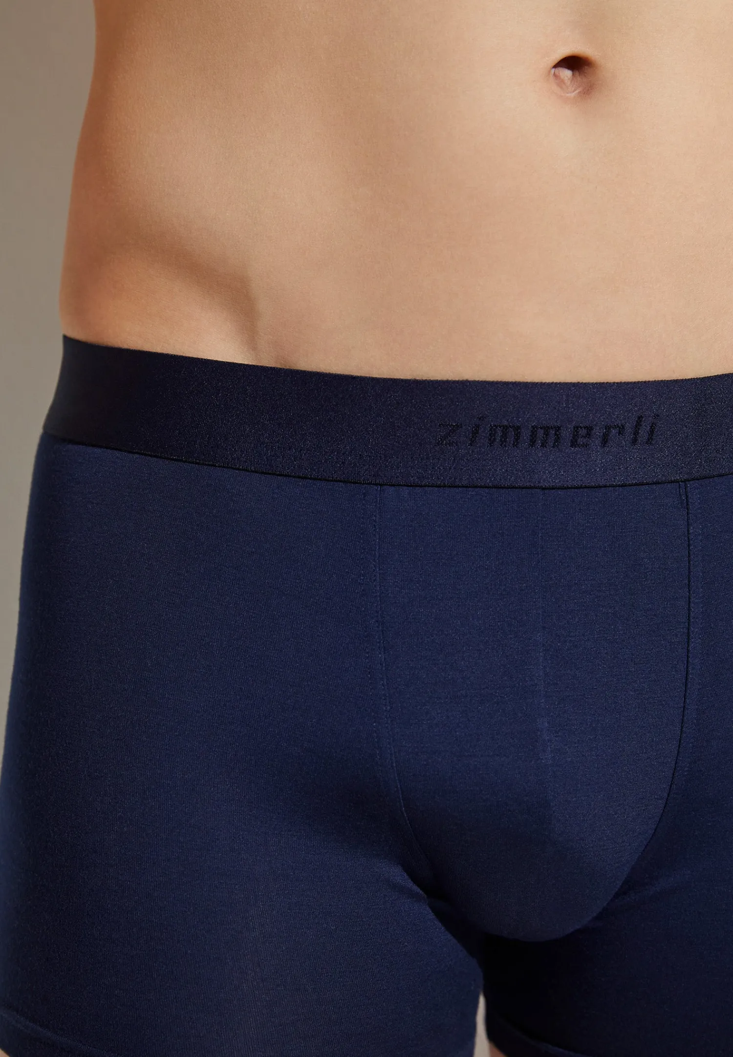 Pureness|Caleçons Et Boxer Briefs-Zimmerli PurenessBoxer Trunk - navy