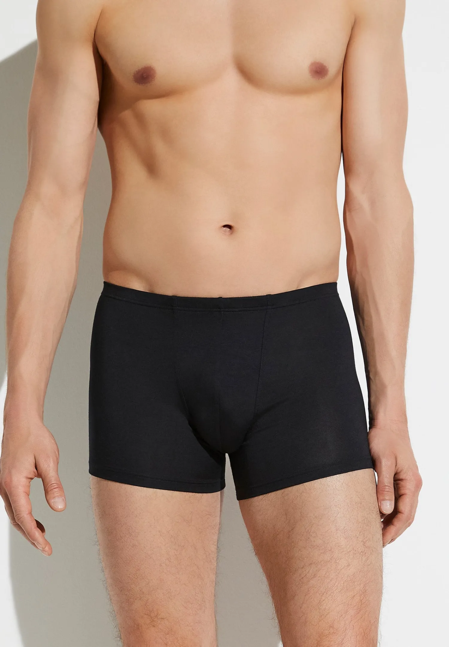 Pureness|Caleçons Et Boxer Briefs-Zimmerli PurenessBoxer Trunk, taille étroite - black