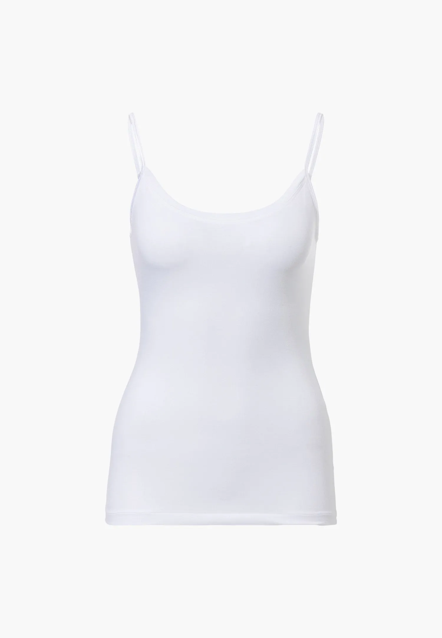 Pureness|Tops Spaghettis-Zimmerli PurenessCaraco fines bretelles - white