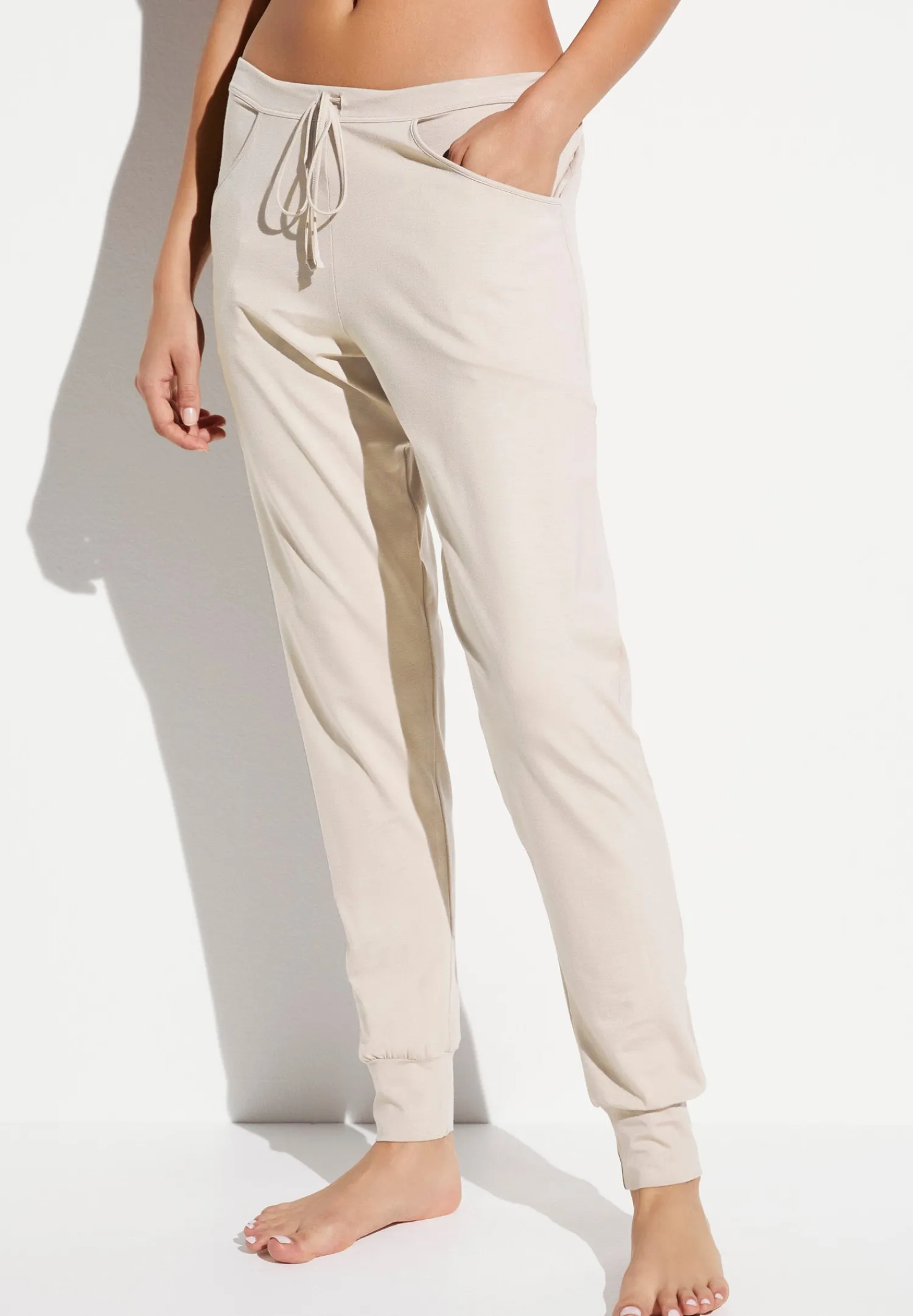 Pureness|Pantalons-Zimmerli PurenessPantalon - oatmeal