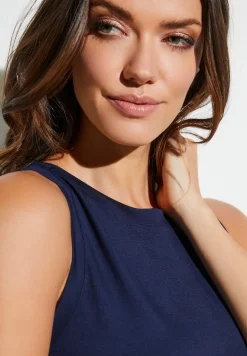 Pureness|Tops-Zimmerli PurenessTop - navy