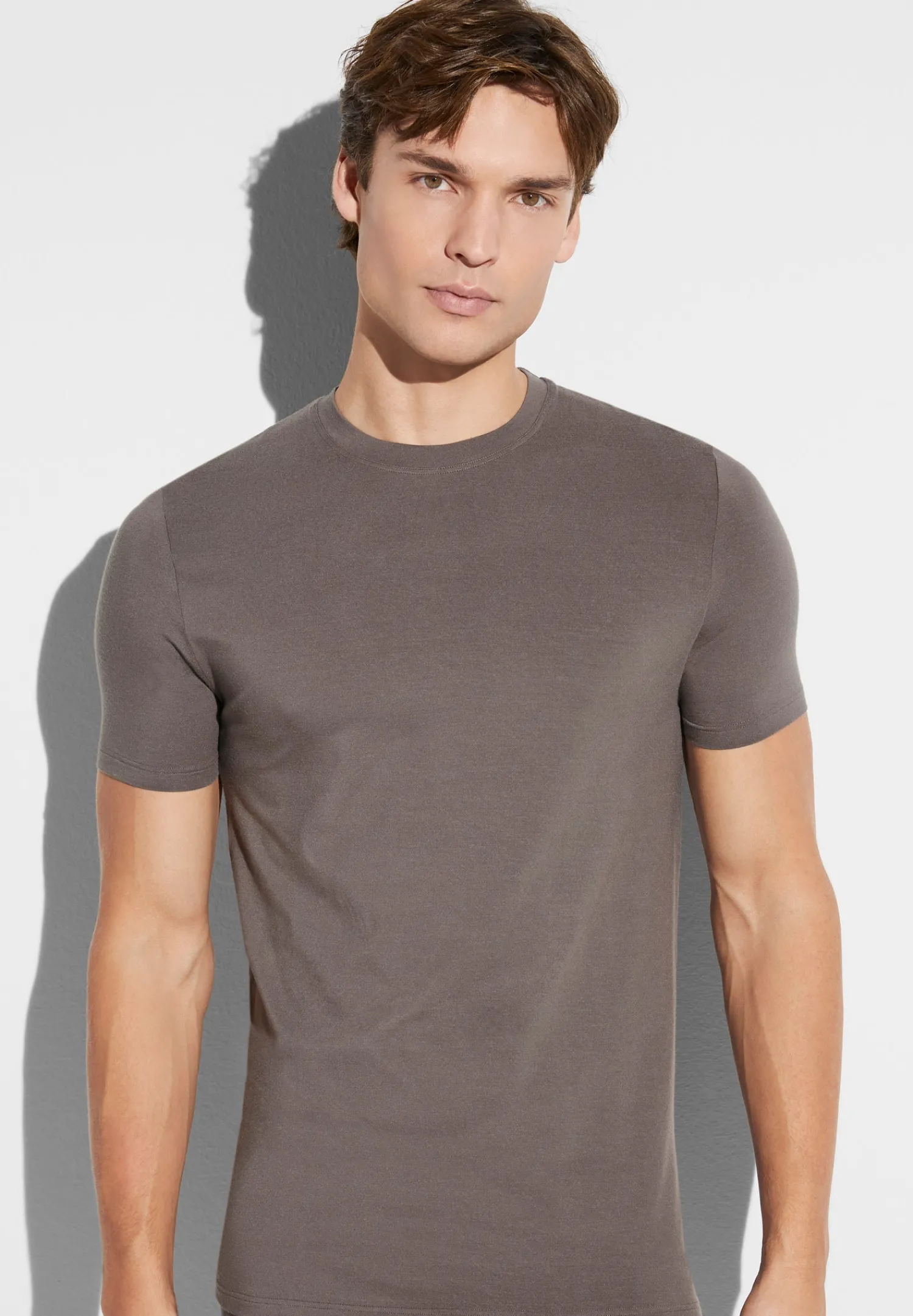Pureness|T-Shirts-Zimmerli PurenessT-Shirt à manches courtes - maple wood