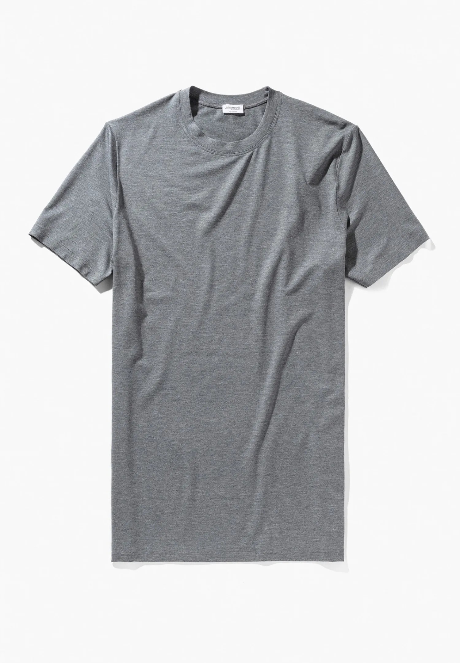 Pureness|T-Shirts-Zimmerli PurenessT-Shirt à manches courtes - grey mélange