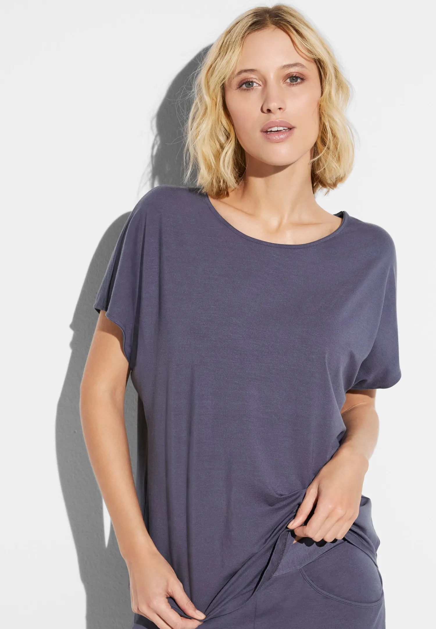 Pureness|T-Shirts-Zimmerli PurenessT-Shirt à manches courtes - grape