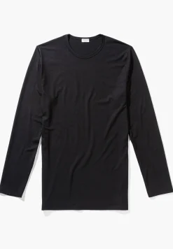 Pureness|T-Shirts Manches Longues-Zimmerli PurenessT-Shirt à manches longues - black