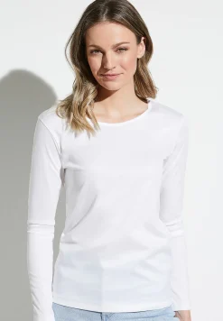 Pureness|T-Shirts À Manches Longues-Zimmerli PurenessT-Shirt à manches longues - white