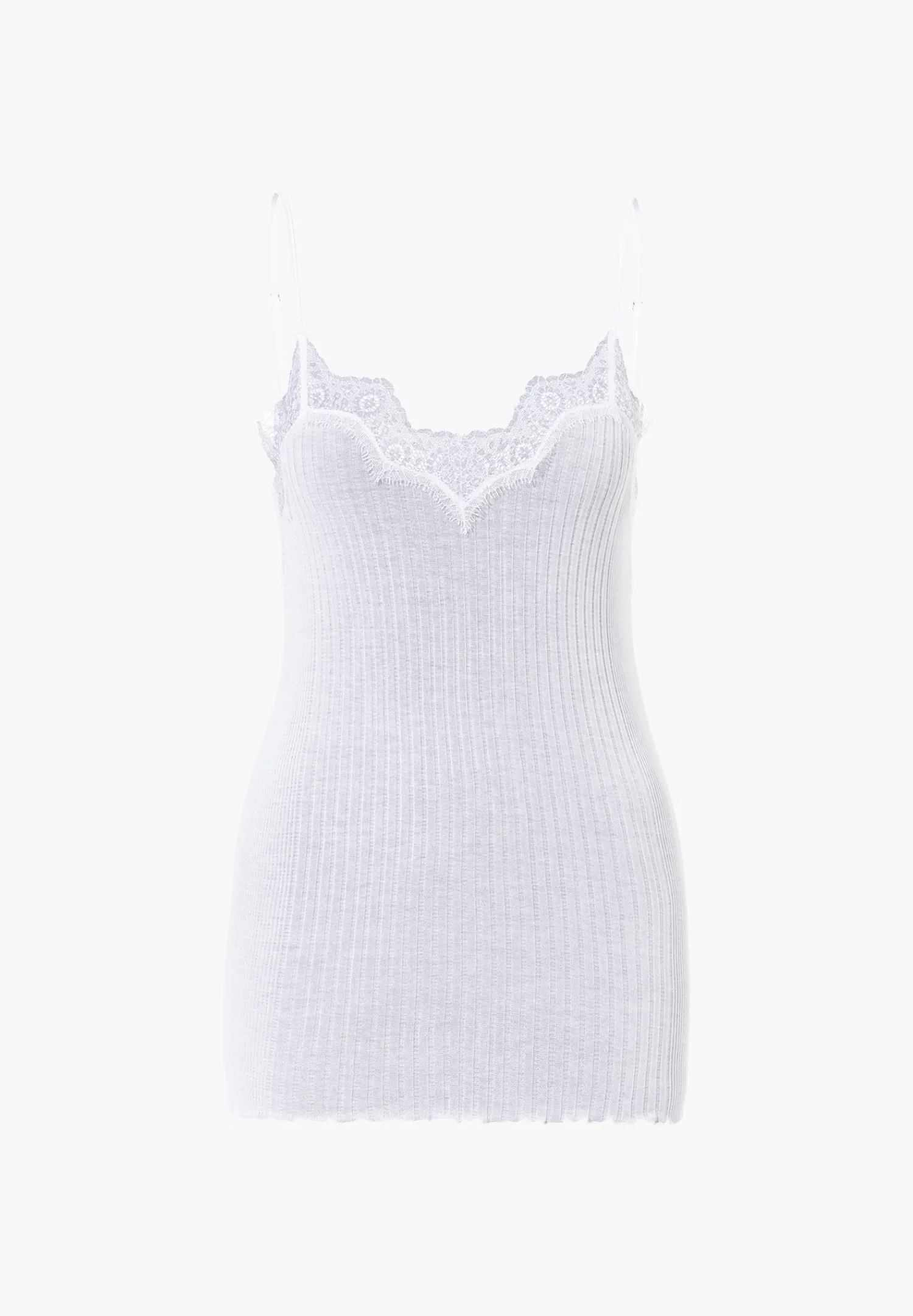 Richelieu|Tops Spaghettis-Zimmerli RichelieuCaraco fines bretelles - white