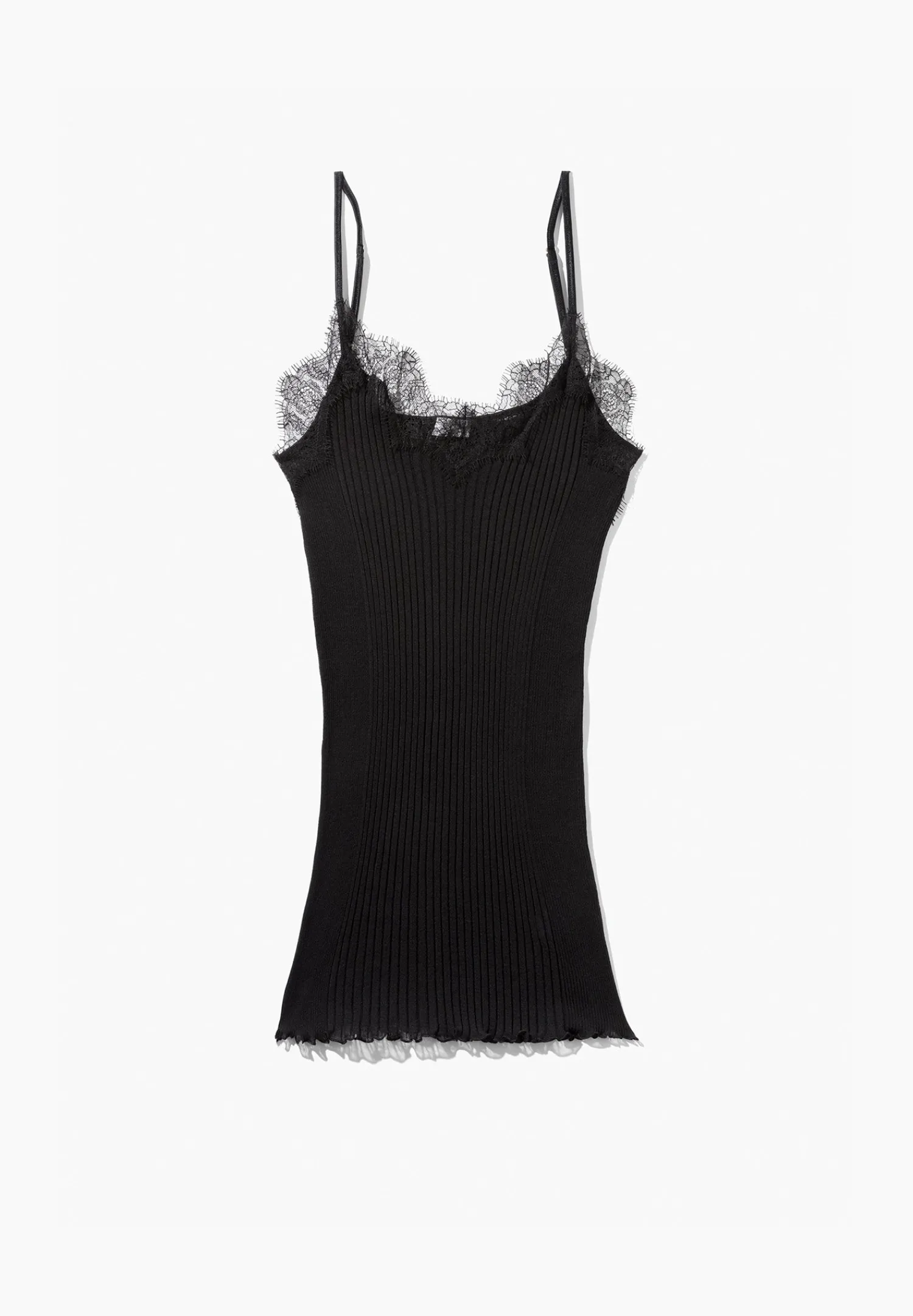 Richelieu|Tops Spaghettis-Zimmerli RichelieuCaraco fines bretelles - black